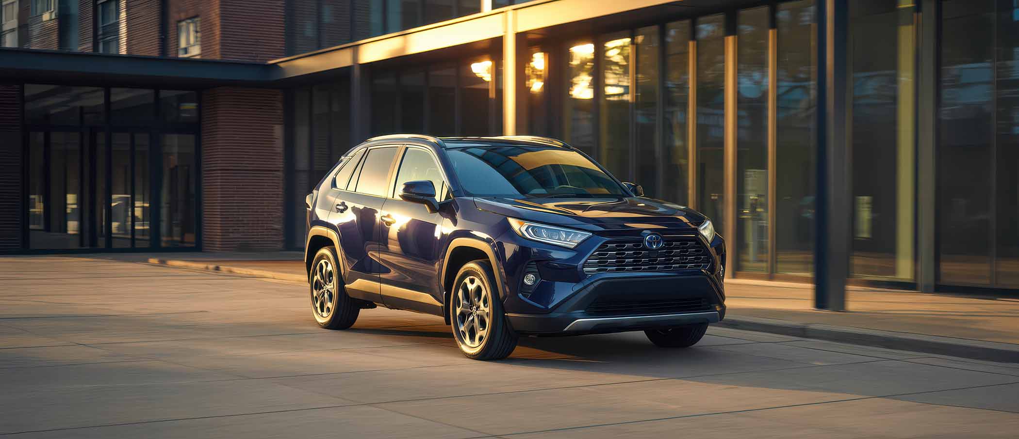 Toyota suv parked in front of building - auto paint repair - california reflections auto body & paint 